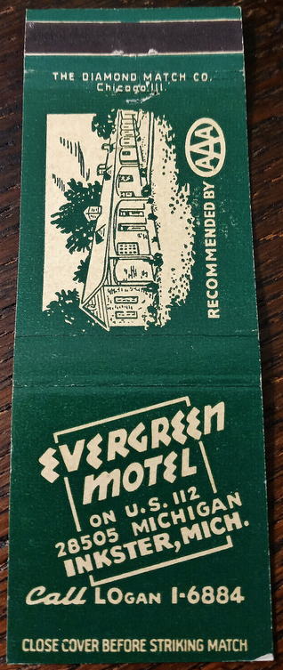 Evergreen Motel - Old Postcard And Promos